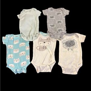 💕Adorable Baby Girl Animal Print Onesies